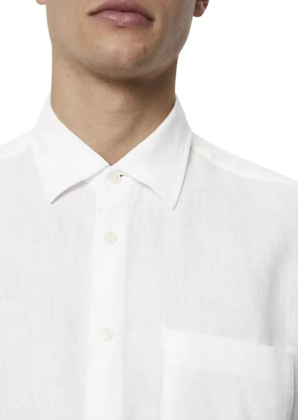 Kent collar, short sleeves, one rec