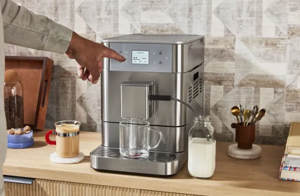 KITCHENAID fuldautomatisk espressomaskin-5KES8556ESX