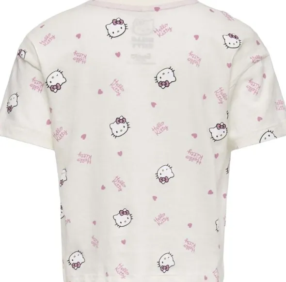 KMGKITTY LIFE SS LOOSE PRINTED TEE