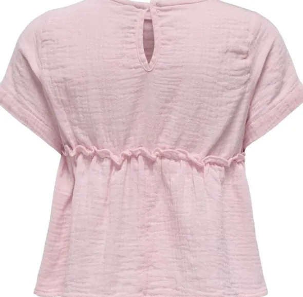 KMGTHYRA LIFE S/S TOP WVN NOOS