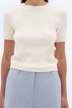Knit Short Sleeve Tshirt
