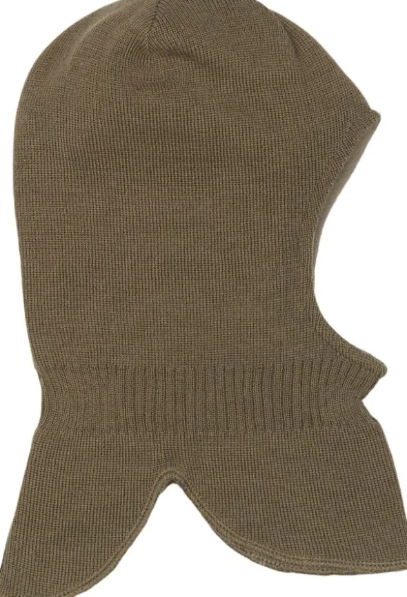 Knitted Balaclava w Wool & Windstop