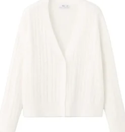 Knitted braided cardigan