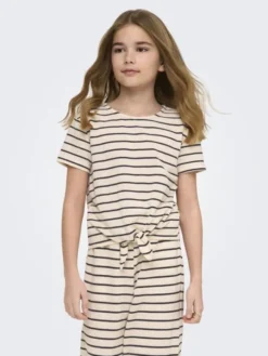 KOGJANA SS STRIPED KNOT TOP JRS