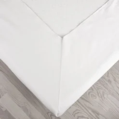 Økologisk kuvertlagen, percale - GOTS, hvid