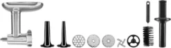 Köttkvarn till köksmaskin stål/svart