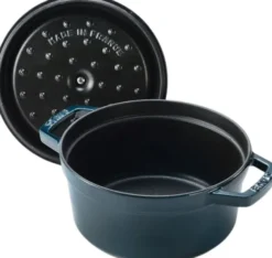 La Cocotte Gryta 20 cm / 2,2 l, Rund, La-Mer, Gjutjärn