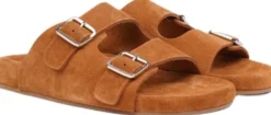 LAMIA - SOFT SUEDE SANDAL / RUBBER SOLE