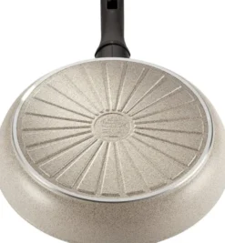 Ledro Stekpanna 32 Beige Rund Aluminum