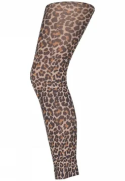 Leopard footless - 150 denier