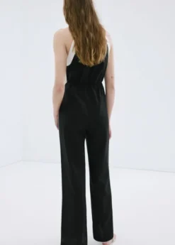 Linen halter jumpsuit