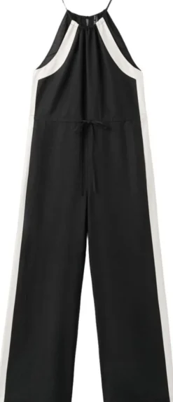 Linen halter jumpsuit