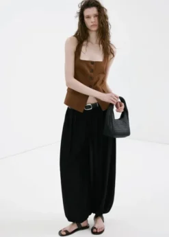Linen suit waistcoat