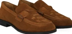 Loafer med fletdetalje