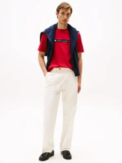 Logo Embroidery Insert Jersey T-Shirt