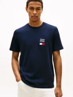 Logo Embroidery Jersey Crew Neck T-Shirt