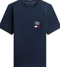 Logo Embroidery Jersey Crew Neck T-Shirt