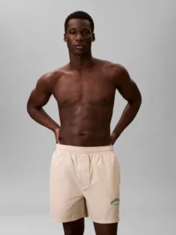 Logo Embroidery Pyjama Shorts