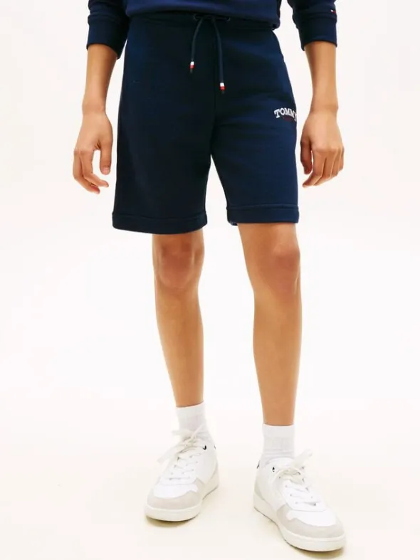 Logo Embroidery Terry Sweat Shorts