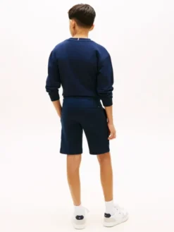 Logo Embroidery Terry Sweat Shorts