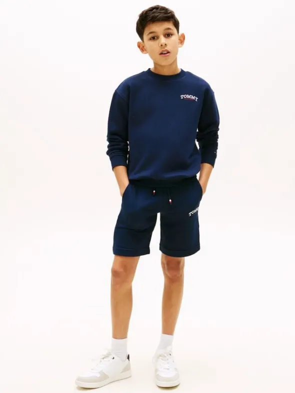 Logo Embroidery Terry Sweat Shorts