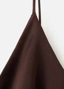 Long jumpsuit with V-neck