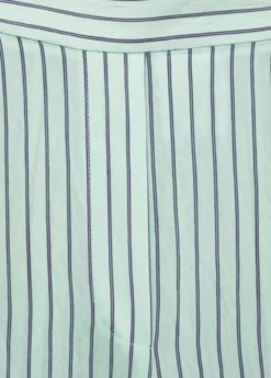 Low-rise striped pants