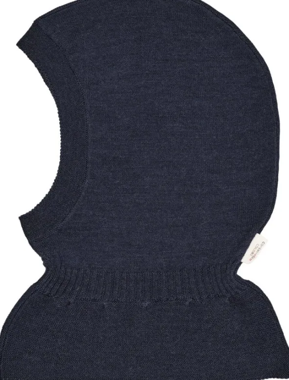LT. KNITTED MERINO BALACLAVA WITH F