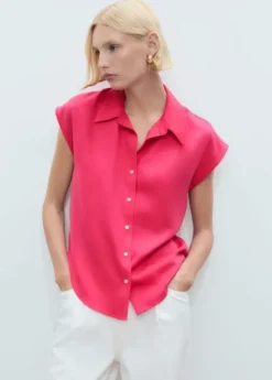Lyocell sleeveless shirt