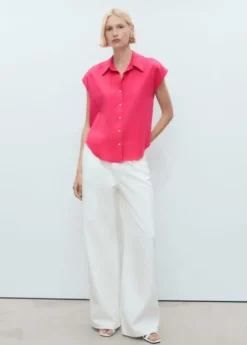 Lyocell sleeveless shirt