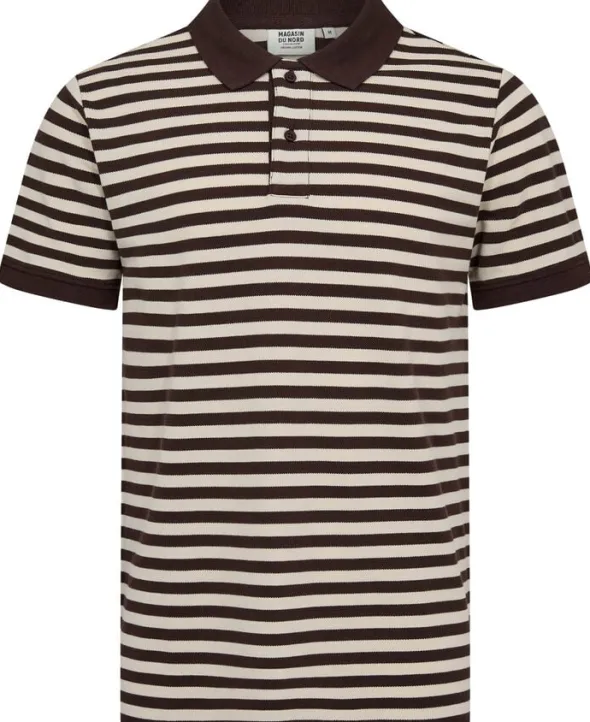 Maddox 3 stripe polo GOTS