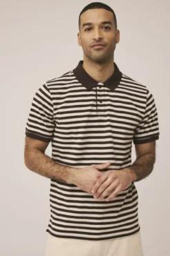 Maddox 3 stripe polo GOTS