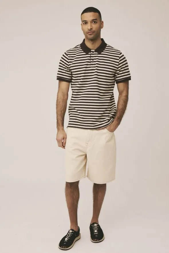 Maddox 3 stripe polo GOTS