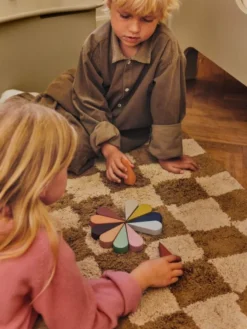 Mara Washable Rug - Tan/Warm Sand