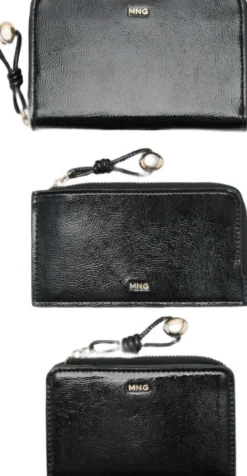 Medium wallet with mini-bead embell