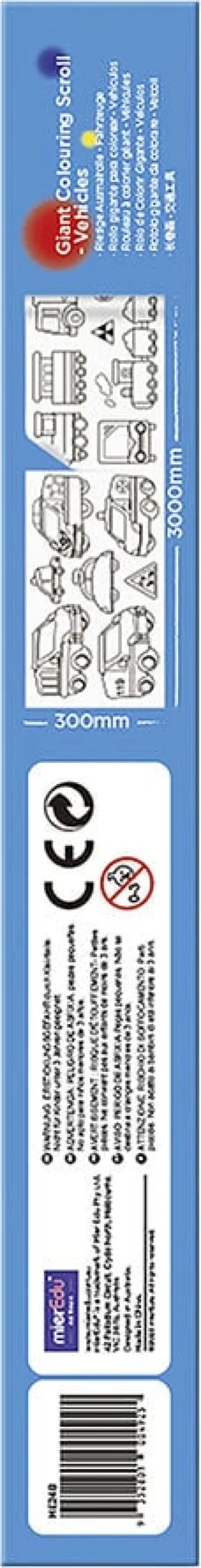mierEdu - Kæmpebanner til farvelægning - Transportmidler