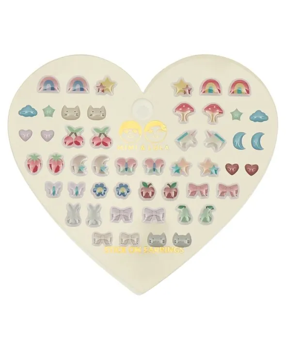 Mimi & Lula - Ørestickers 25 par - Mixed Earrings