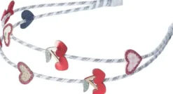 Mimi & Lula - Dobbelt hårbøjle - Red Cherries Mon Cheri