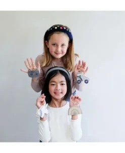 Mimi & Lula - Nøglering - Pink Rainbow