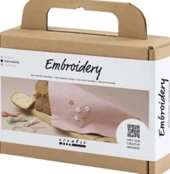 Mini DIY Kit Broderi, Stofserviet