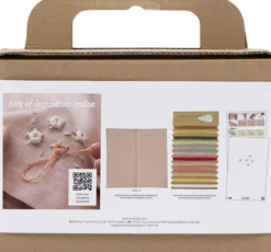 Mini DIY Kit Broderi, Stofserviet