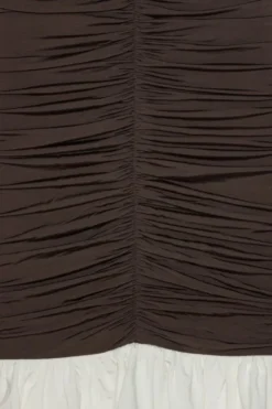 MINI RUCHED LS DRESS