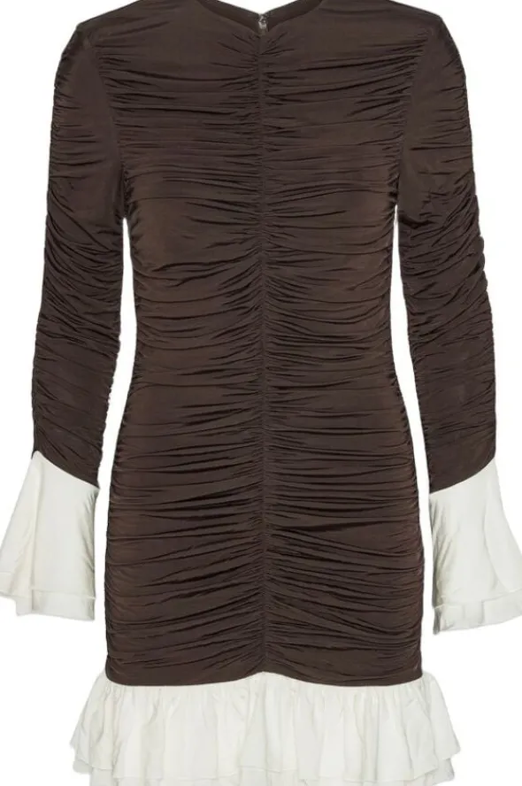 MINI RUCHED LS DRESS