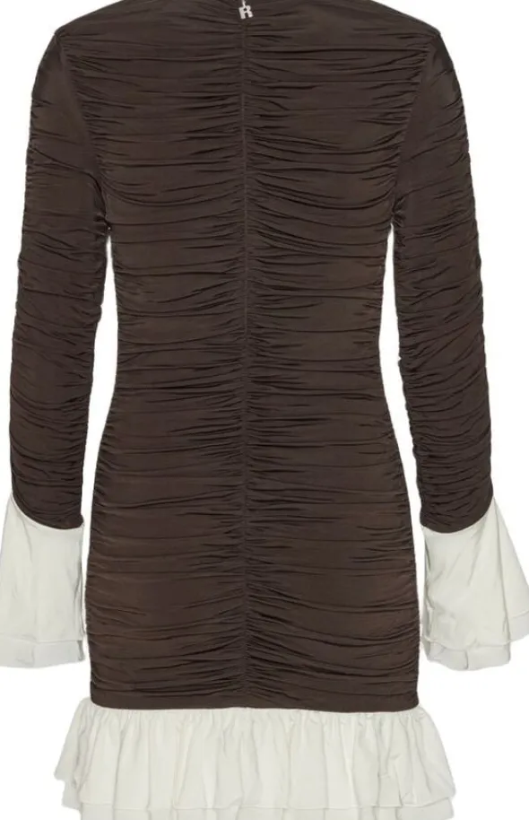 MINI RUCHED LS DRESS