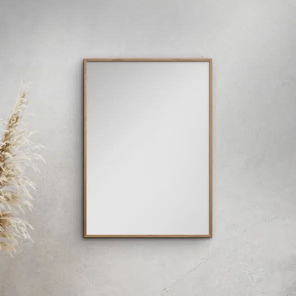 Mirror - Sky Blue Wood