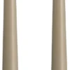 Moods & More - LED taper candle, Silk, Slim, Kit grey, 2-pack, 23x300