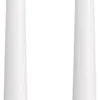 Moods & More - LED taper candle, Silk, Slim, Classic white, 2-pack, 23
