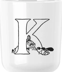 Moomin ABC mugg - K 0.2 l. Moomin white