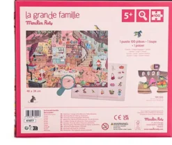 Moulin Roty - Puslespil 100 brk - Hjemmehygge - La Grande Fa