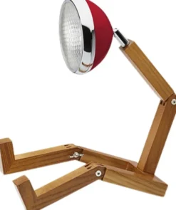 Mr. Wattson Original Table Lamp, 12V, G4 LED, Ash - Flash Red